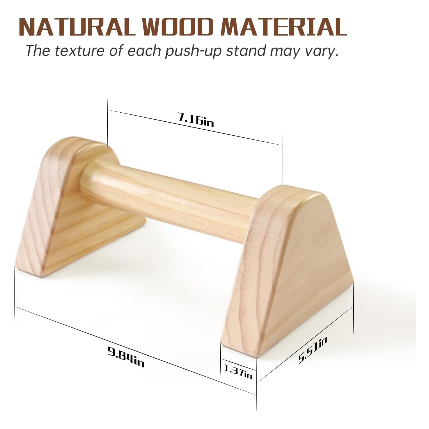 Wood Push Up Bars | Custom Wholesale Factory - Image 7