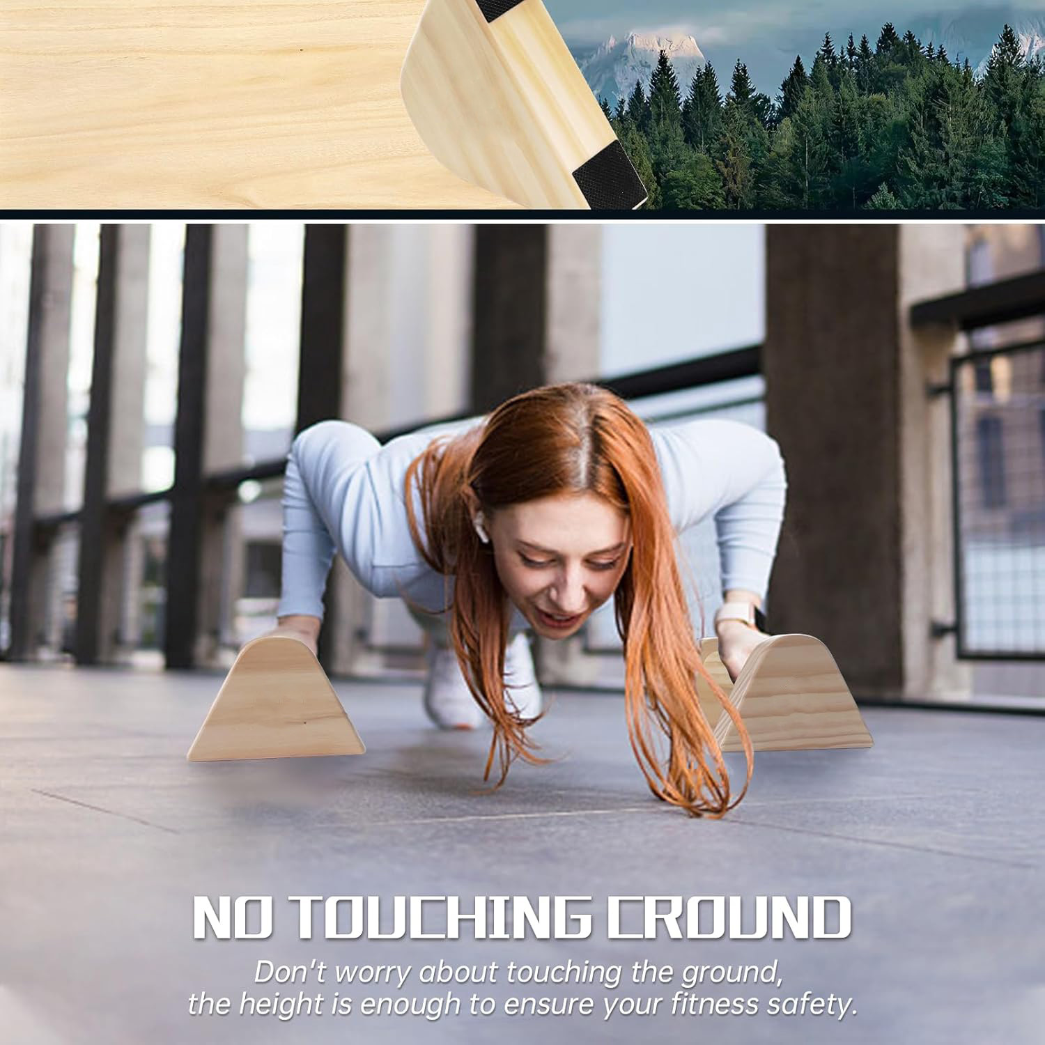 Wood Push Up Bars | Custom Wholesale Factory - Image 4