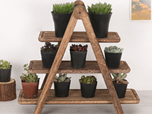 3 Tier Wooden Serving Tray Rustic Rectangle Food Display Stand Cupcake Charcuterie Holder for Wedding Party Birthday Dessert Table Decor China Products Manufacturer - Image 2