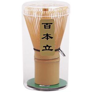 Bamboo Matcha Whisk Chasen Matcha Stirrer Natural Bamboo Material Flexible Bristles Prevent Clumping Suitable for Daily Use