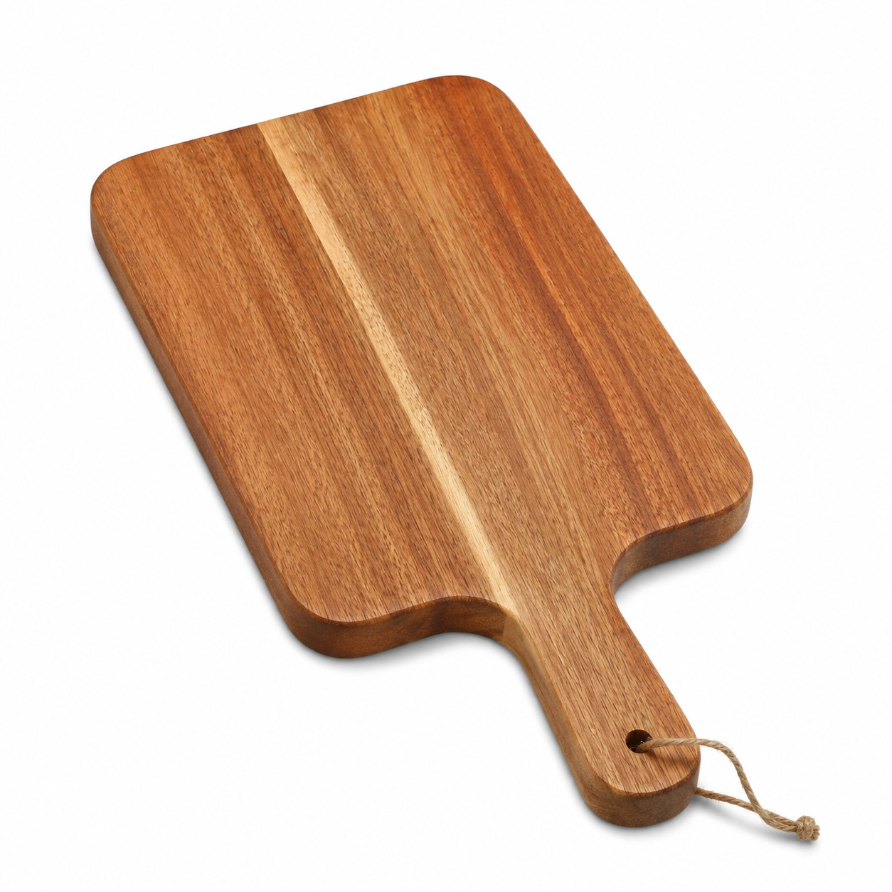 Tabla de cortar de acacia con mango al por mayor