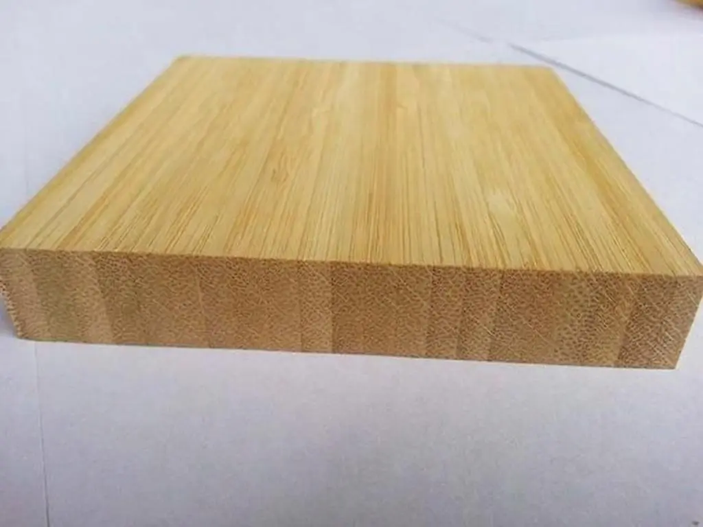 Verticaal geperste bamboeplaat van 16 en 21 mm