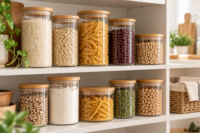 bamboo kitchen canisters pantry storage